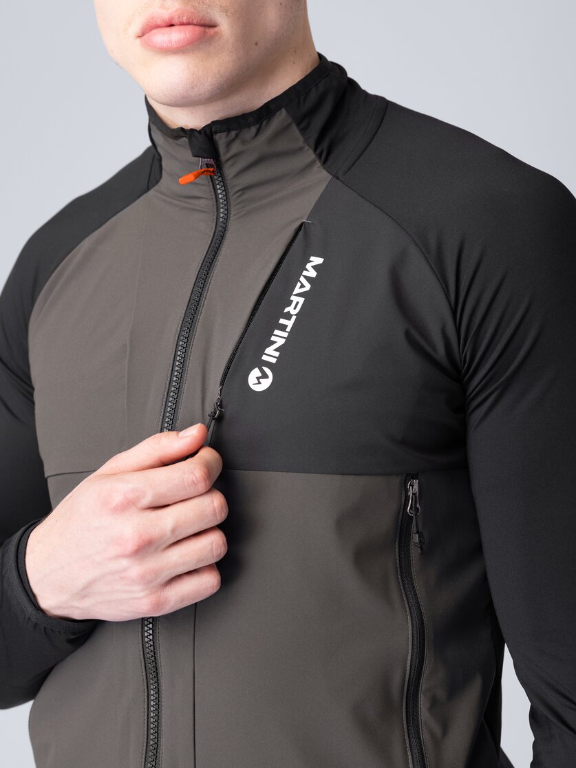 Martini Sportswear - Yalca Hybrid Windbreaker Jacket M - Hybridjacken in mosstone-mars - Detail 6 - Herren