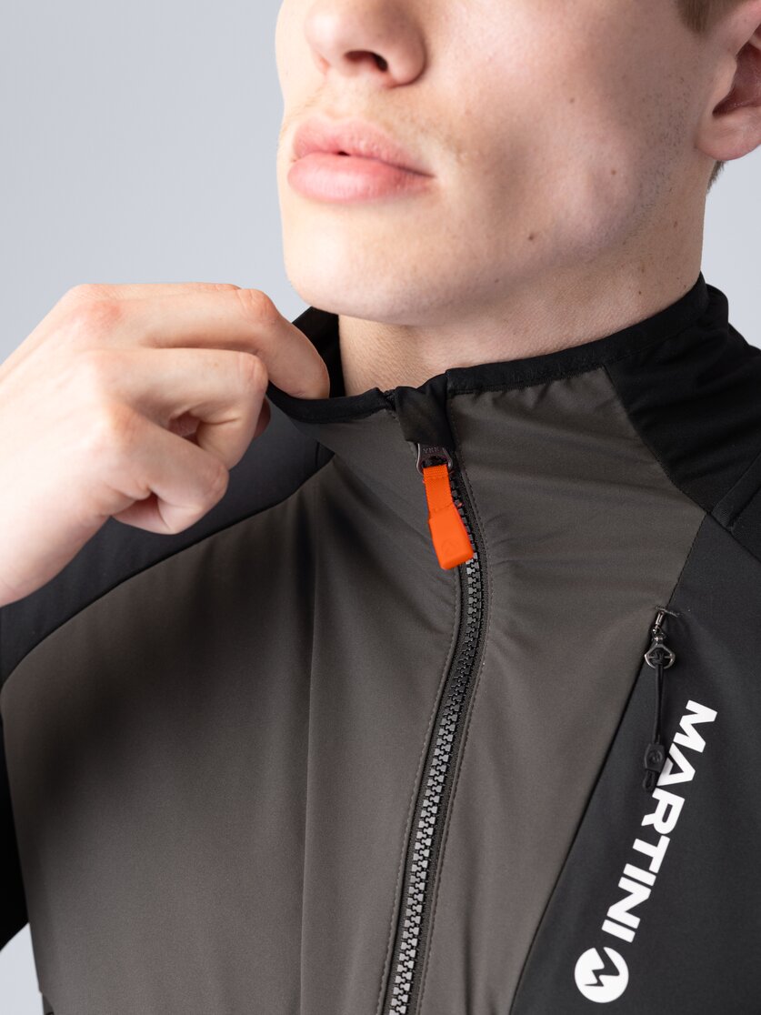 Martini Sportswear - Yalca Hybrid Windbreaker Jacket M - Hybridjacken in mosstone-mars - Detail 7 - Herren