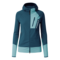 Martini Sportswear - Yalca Hybrid Windbreaker Jacket W - Giacche ibride in poseidon-surf - vista frontale - Donna