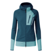 Martini Sportswear - Yalca Hybrid Windbreaker Jacket W - Giacche ibride in poseidon-surf - vista frontale - Donna