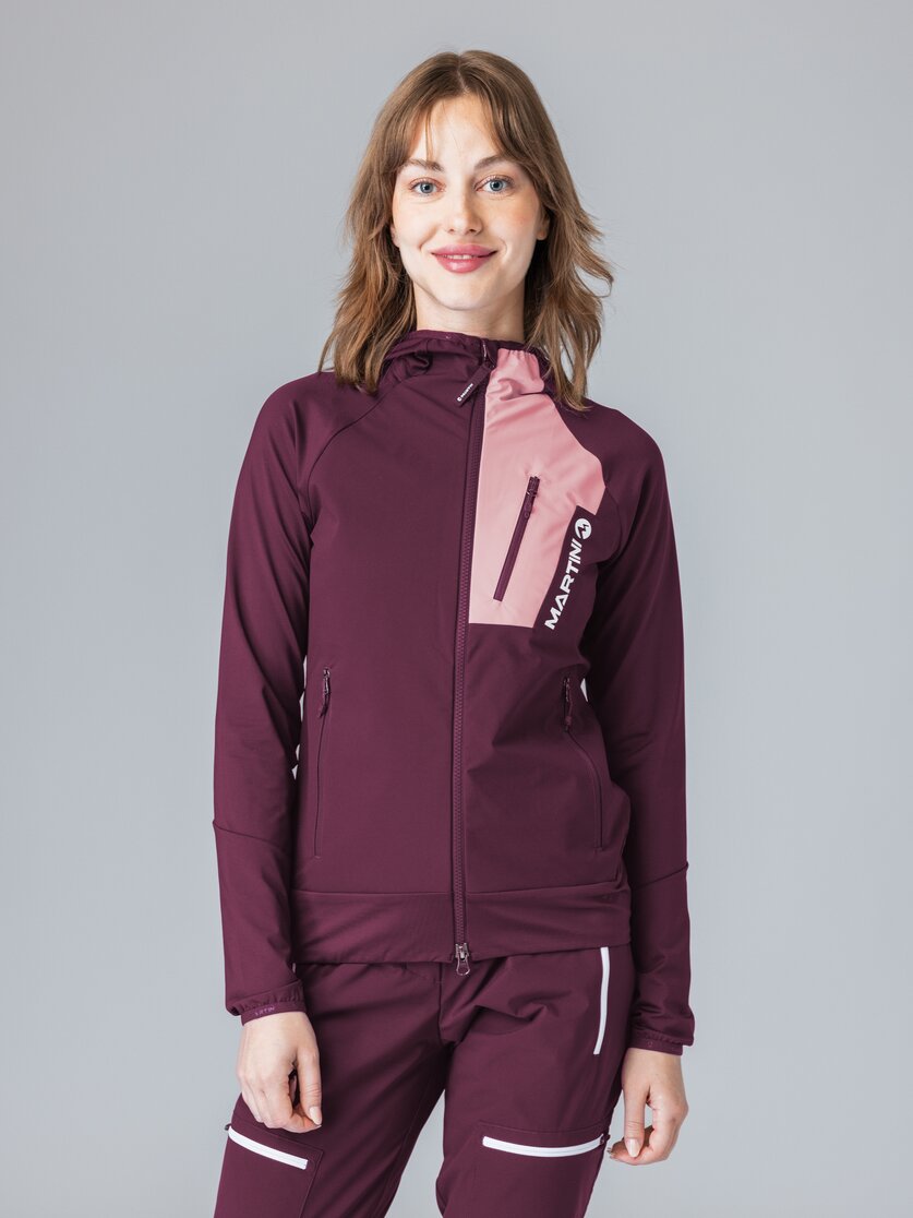 Martini Sportswear - Yalca Hybrid Windbreaker Jacket W - Giacche ibride in seaport-scooter - vista frontale modello - Donna
