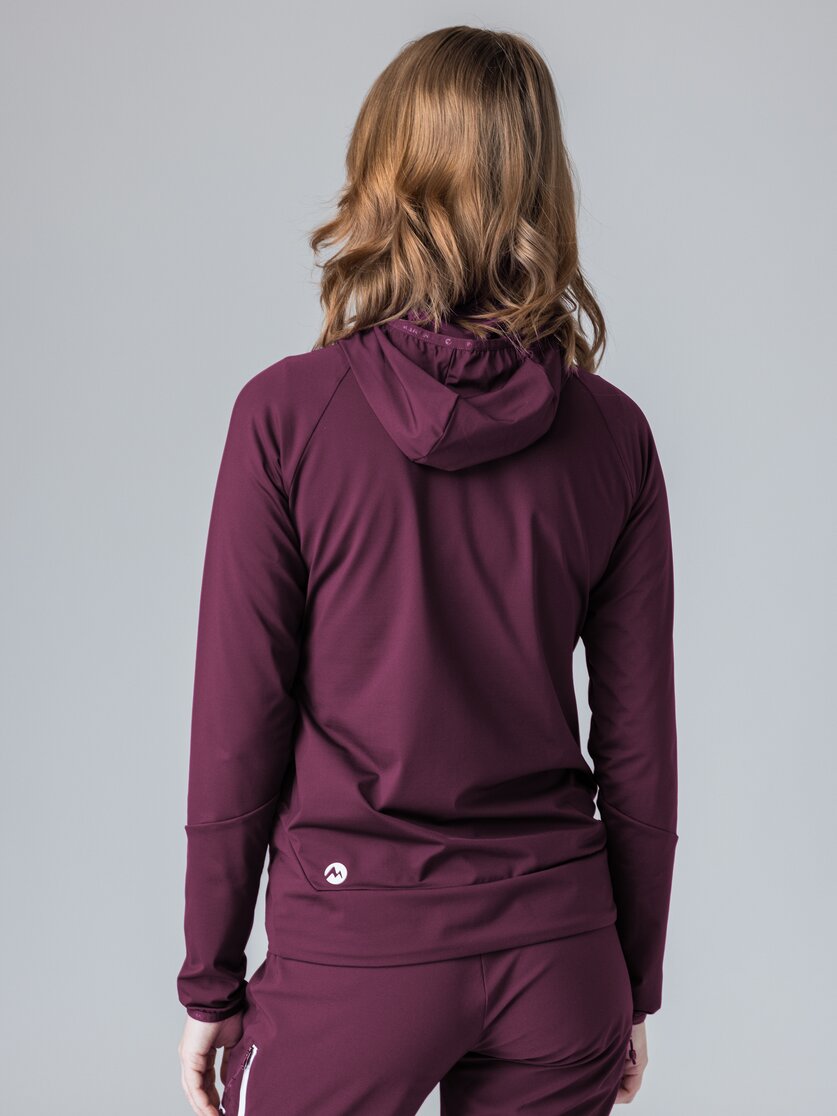Martini Sportswear - Yalca Hybrid Windbreaker Jacket W - Giacche ibride in seaport-scooter - vista laterale modello - Donna