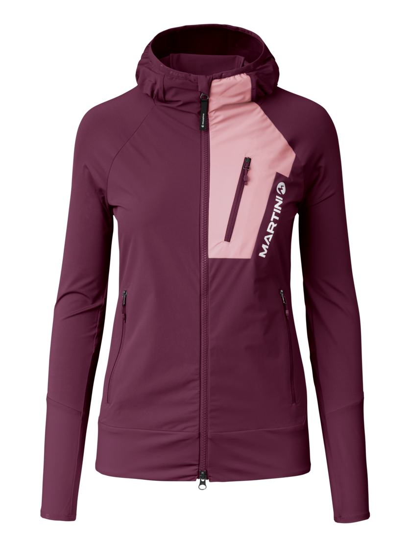 Martini Sportswear - Yalca Hybrid Windbreaker Jacket W - Hybridjacken in fairy tale-primrose - Vorderansicht - Damen