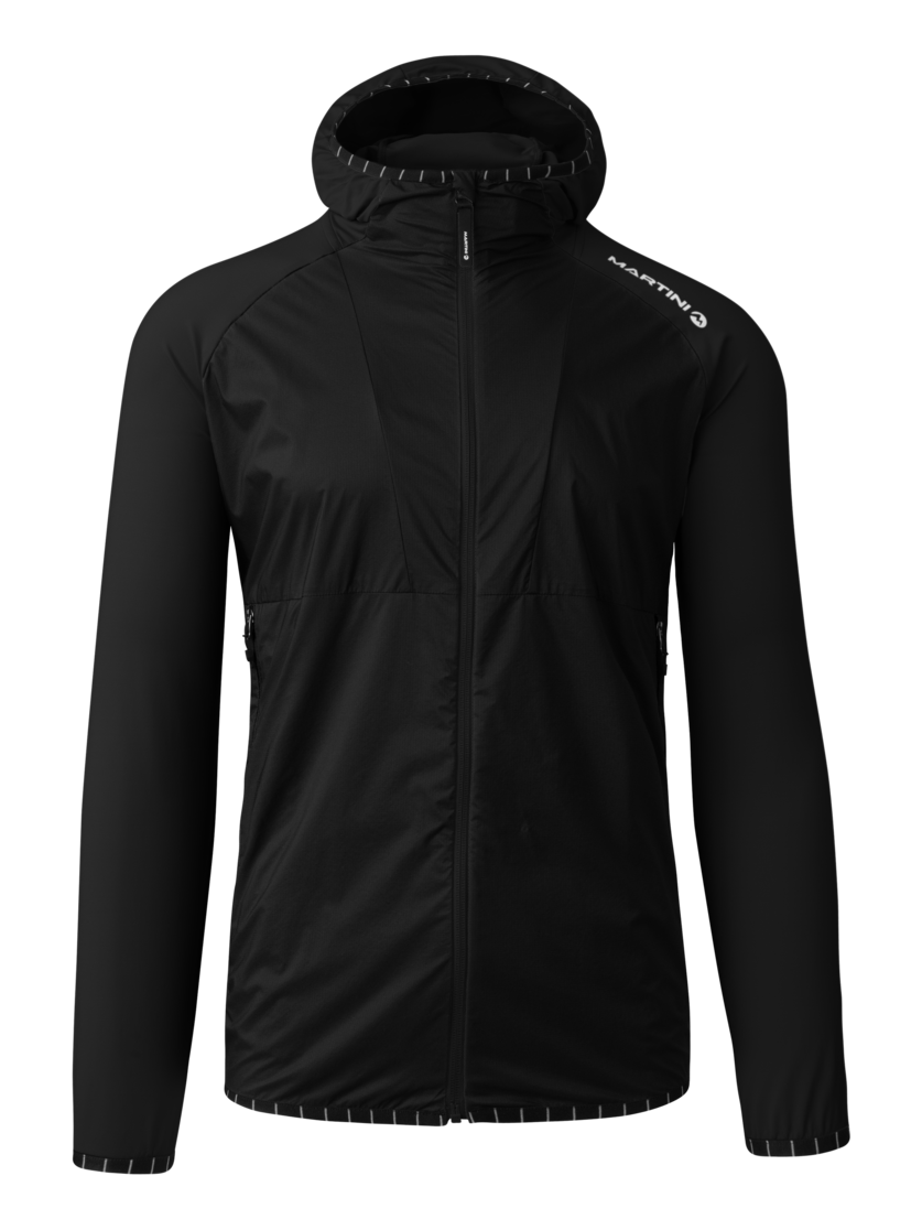 Martini Sportswear - Trektech Hybrid Windbreaker Jacket M - Hybridjacken in black - Vorderansicht - Herren