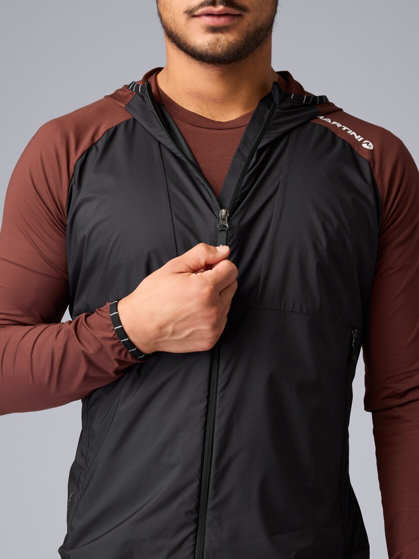 Martini Sportswear - Trektech Hybrid Windbreaker Jacket M - Hybridjacken in black - Detail 5 - Herren