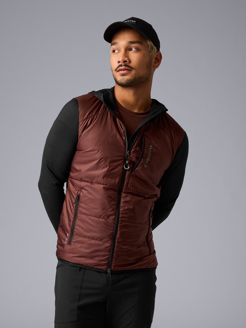 Martini Sportswear - Alpmate Hybrid Jacket Primaloft® M - Giacche ibride in black - vista frontale modello - Uomo