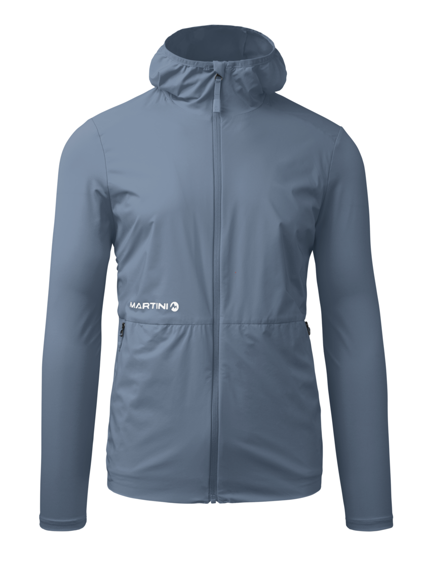 Martini Sportswear - Original Hybrid Windbreaker Jacket M - Giacca a vento in moon - vista frontale - Uomo