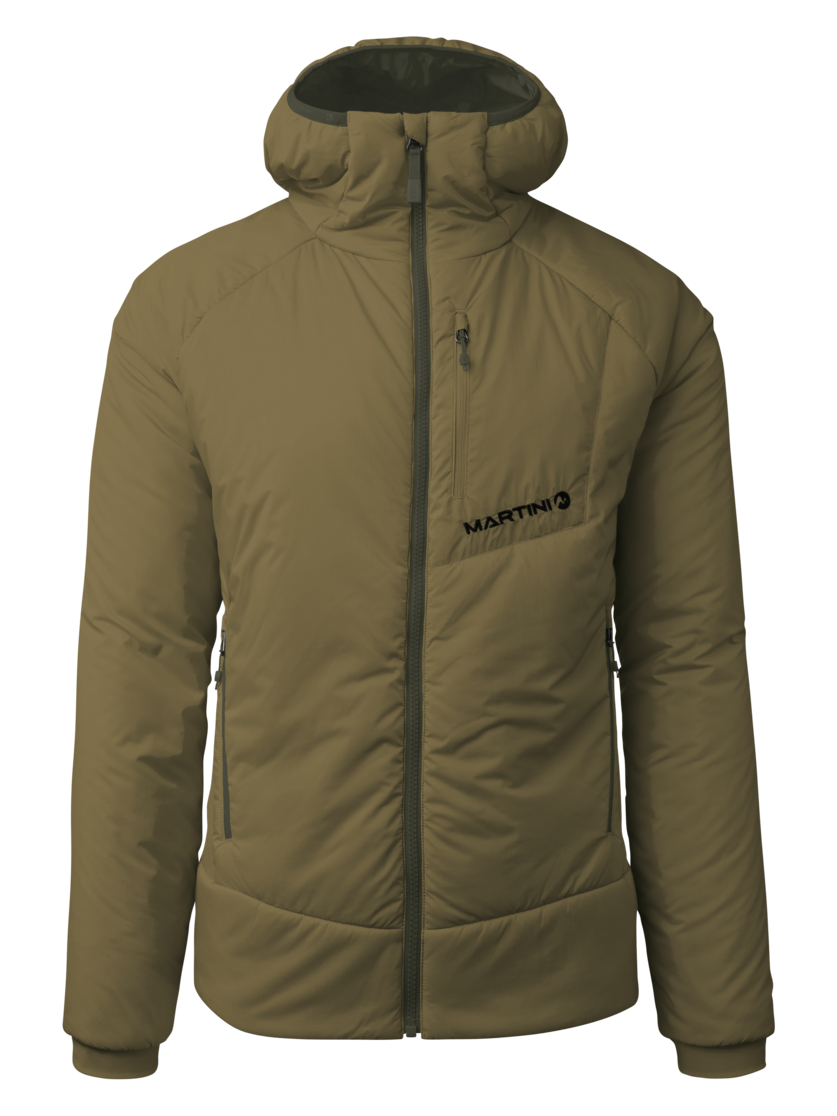 Martini Sportswear - Original Padded Jacket Primaloft®M - Hybrid jackets in spanish green - front view - Men