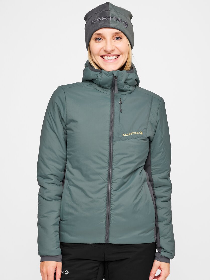 Martini Sportswear - Original Padded Jacket Primaloft®W - Giacche ibride in true navy - vista frontale modello - Donna