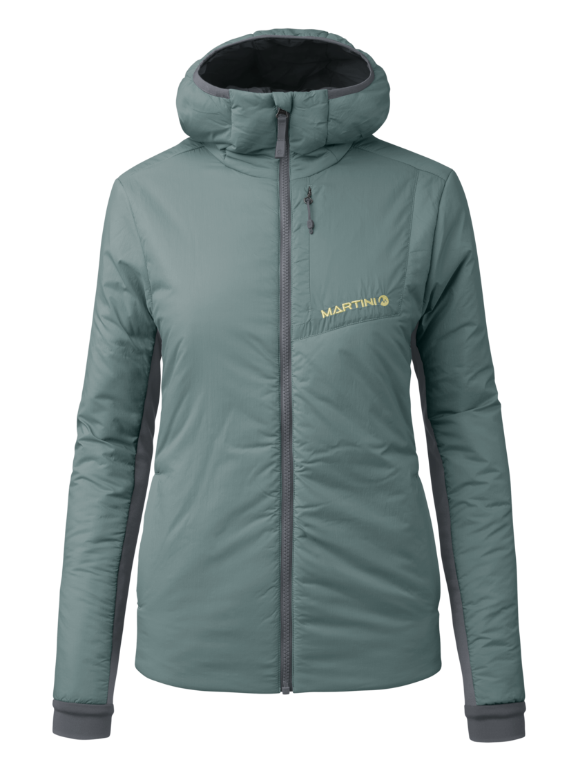 Martini Sportswear - Original Padded Jacket Primaloft®W - Giacche ibride in misty blue-storm - vista frontale - Donna