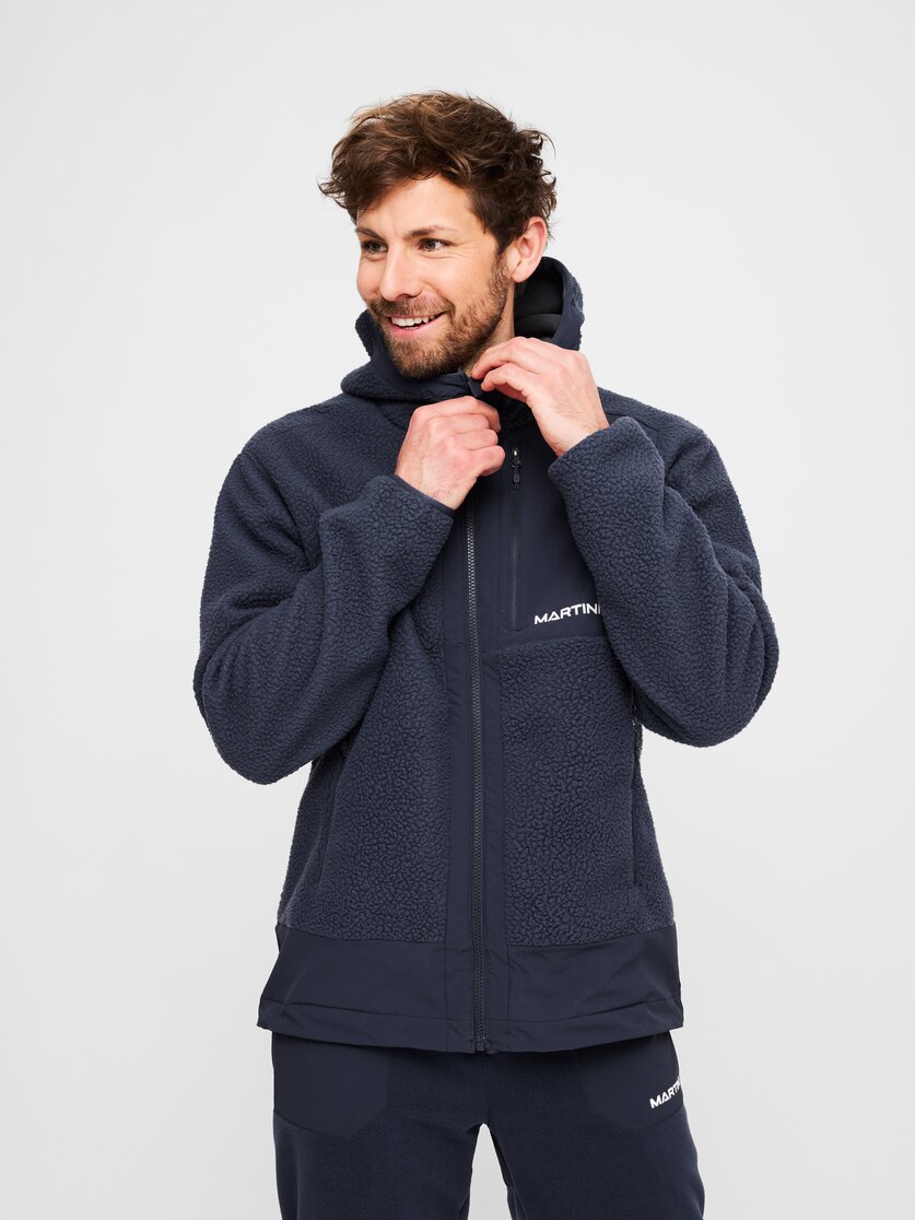 Martini Sportswear - Recharge Jacket Uni - Pile in true navy - vista frontale modello - Unisex