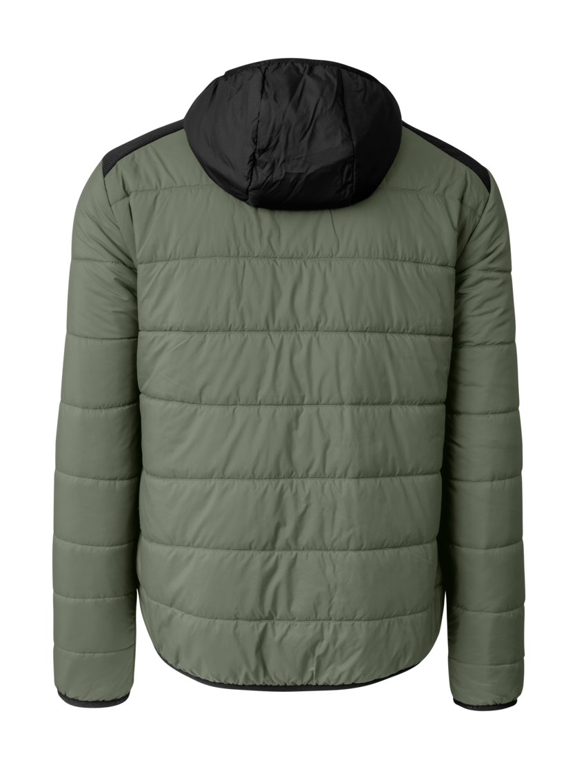 Martini Sportswear - Horizon Padded Jacket G-LOFT®M - Primaloft & Gloft Jackets in passion-black - rear view - Men