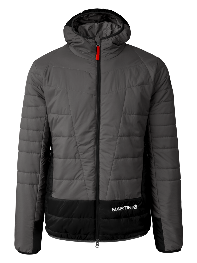 Martini Sportswear - Peakpower Padded Jacket Primaloft® M - Primaloft & Gloft Jacken in steel-black - Vorderansicht - Herren