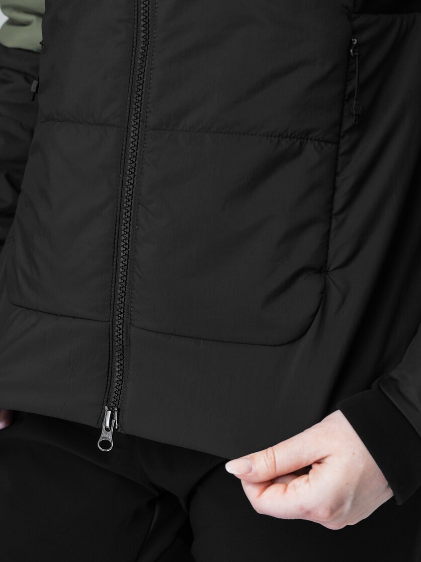 Martini Sportswear - Yalca Padded Jacket Primaloft® W - Primaloft & Gloft Jacken in black-mosstone - Detail 6 - Damen