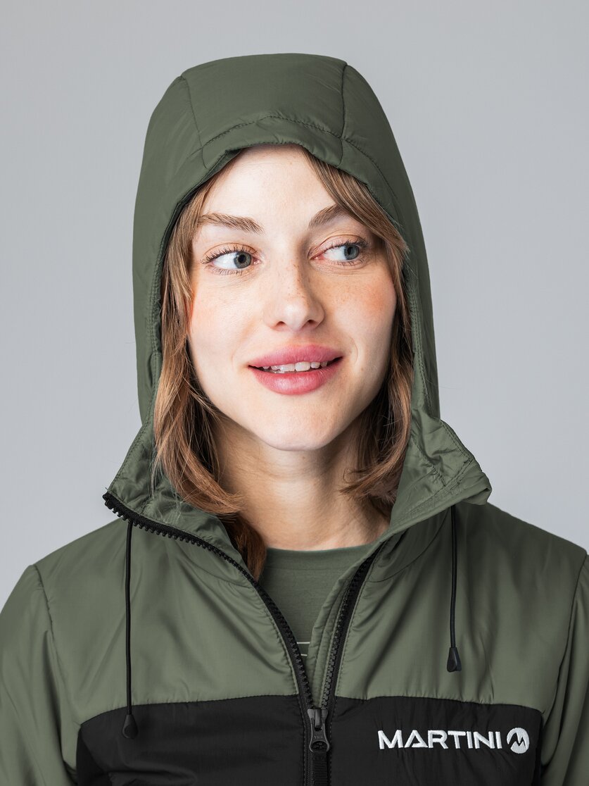 Martini Sportswear - Yalca Padded Jacket Primaloft® W - Primaloft & Gloft Jacken in black-mosstone - Detail 9 - Damen