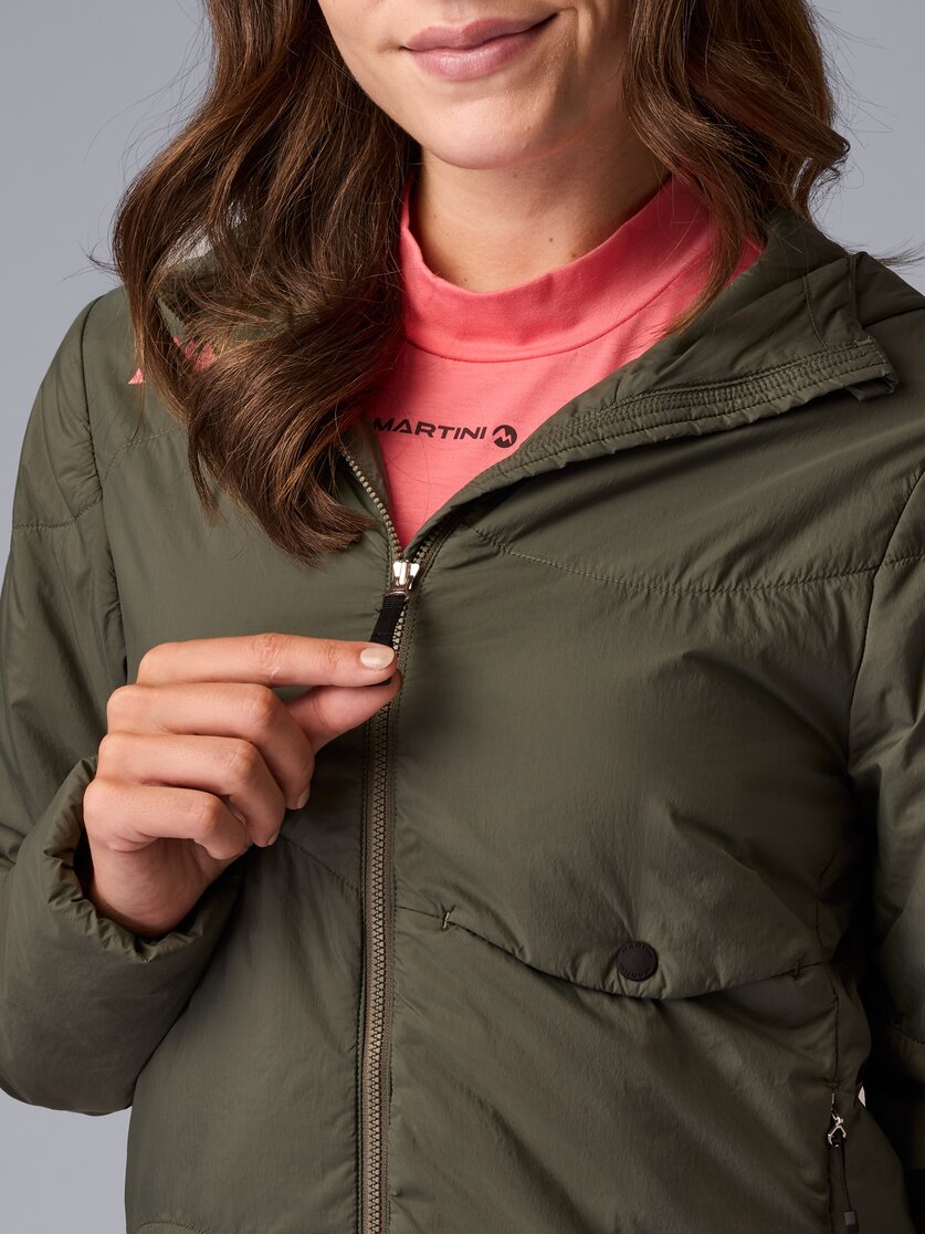 Martini Sportswear - Sunrise Padded Jacket Primaloft® W - Primaloft & Gloft Jacken in black-white - Detail 2 - Damen