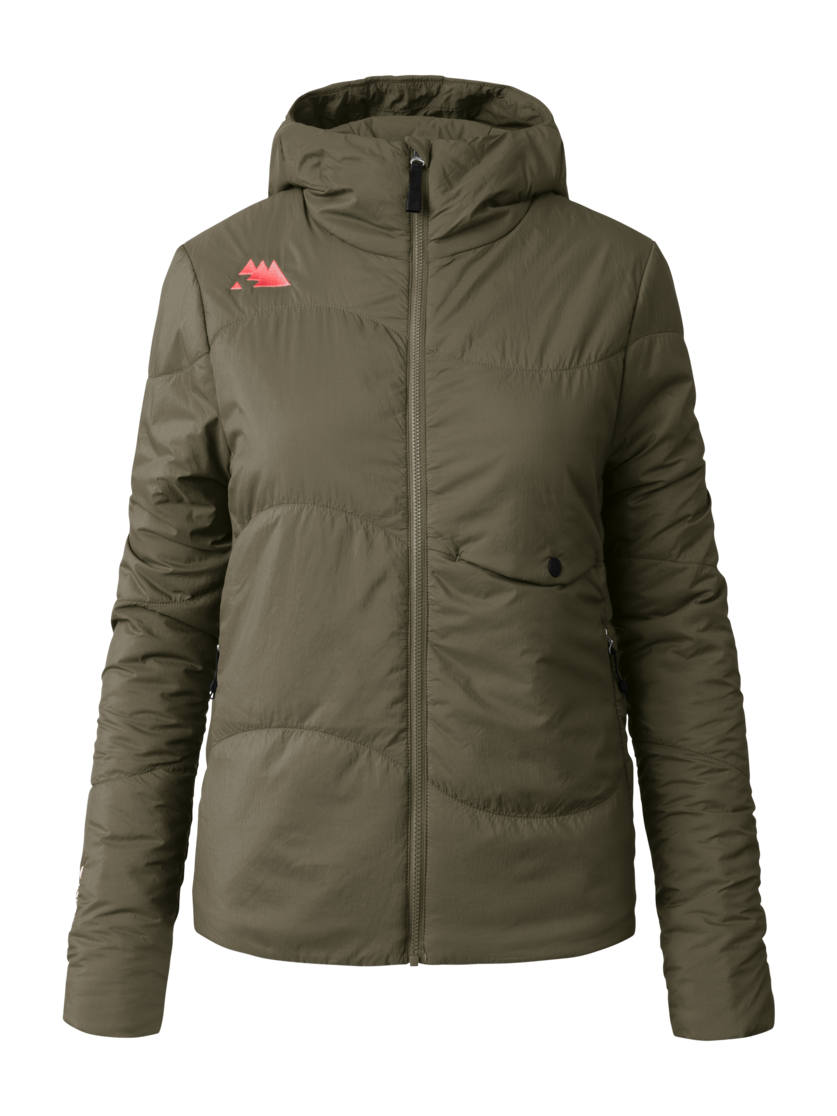 Martini Sportswear - Sunrise Padded Jacket Primaloft® W - Giacche Primaloft e Gloft in moss-punch - vista frontale - Donna