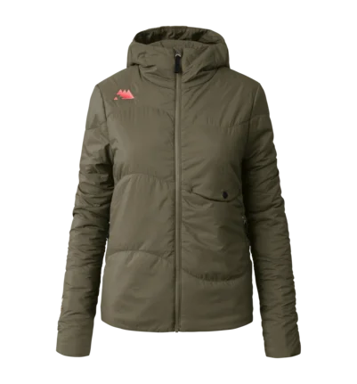 Martini Sportswear - Sunrise Padded Jacket Primaloft® W - Primaloft & Gloft Jackets in moss-punch - front view - Women