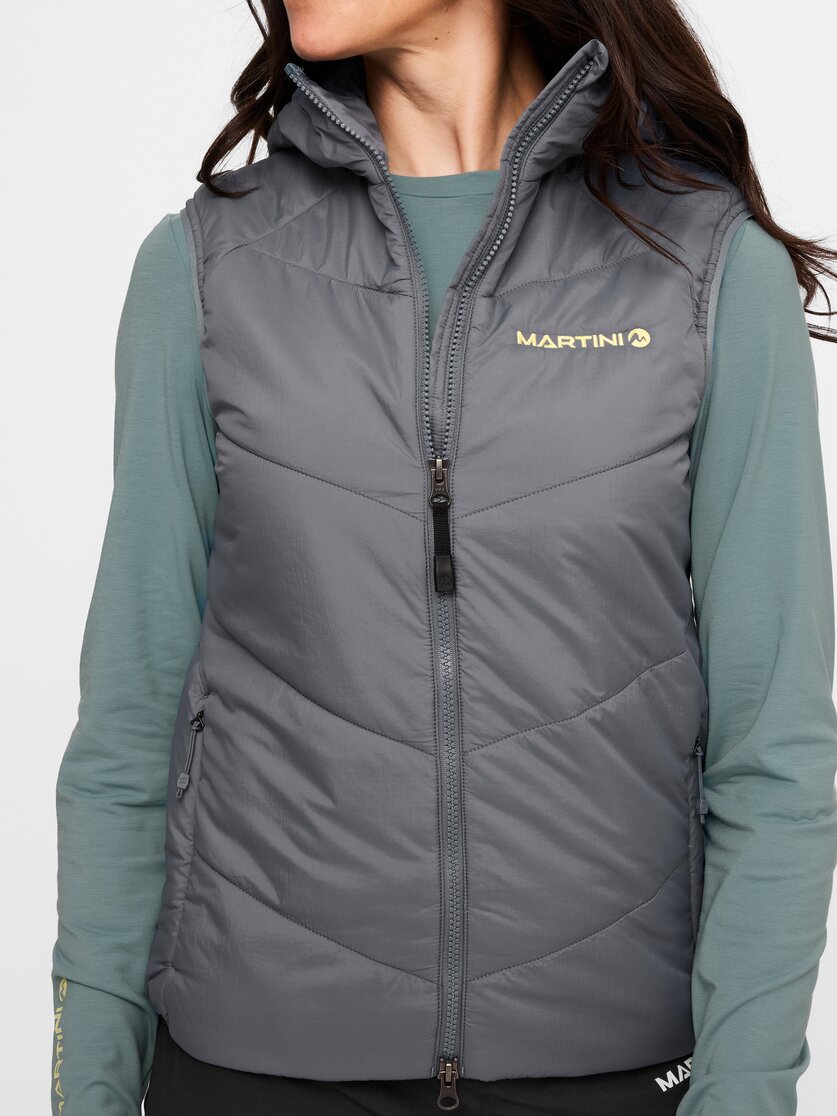 Martini Sportswear - Desire Padded Vest Primaloft®W - Outdoor vests in true navy-white - Detail 1 - Women