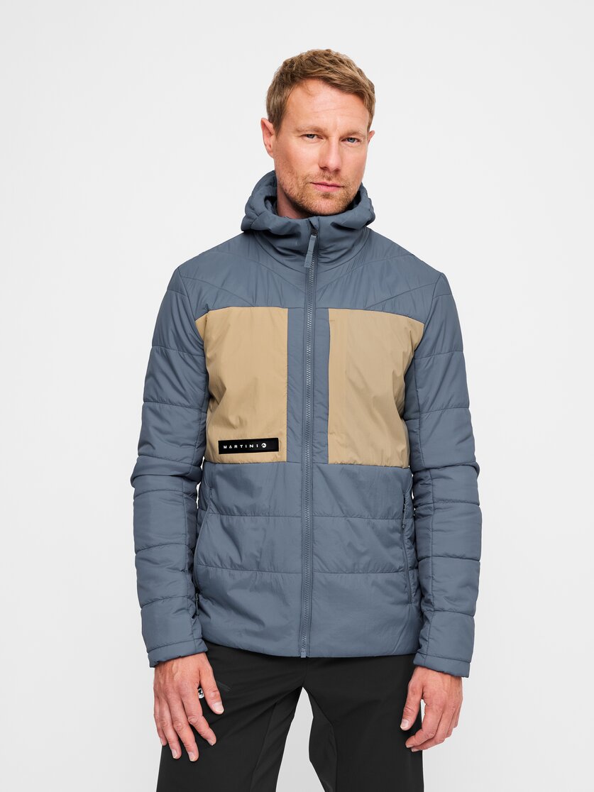Martini Sportswear - Yalca Padded Jacket Primaloft®M - Giacche Primaloft e Gloft in moon-desert - vista frontale modello - Uomo