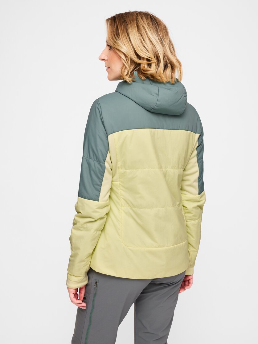 Martini Sportswear - Yalca Padded Jacket Primaloft®W - Primaloft & Gloft Jackets in black - rear view model - Women