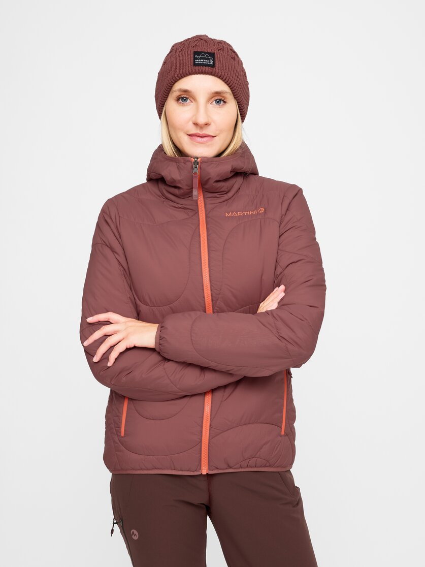 Martini Sportswear - Recharge Padded Jacket Primaloft®W - Primaloft & Gloft Jackets in misty blue-storm - front view model - Women