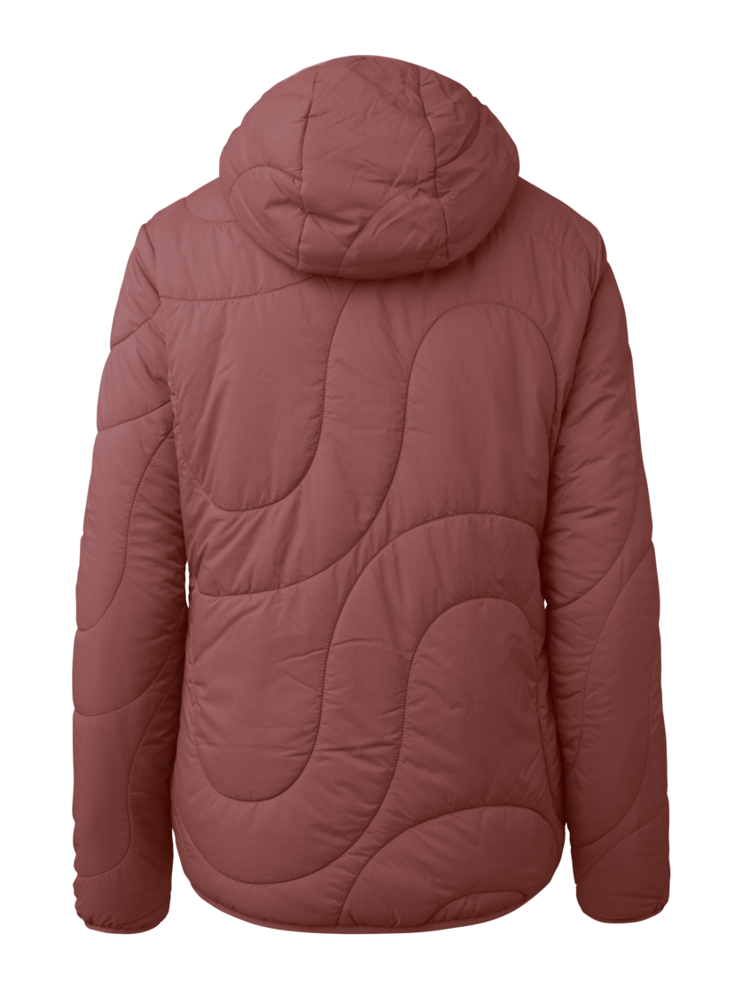 Martini Sportswear - Recharge Padded Jacket Primaloft®W - Primaloft & Gloft Jackets in winter apple-tangerine - rear view - Women
