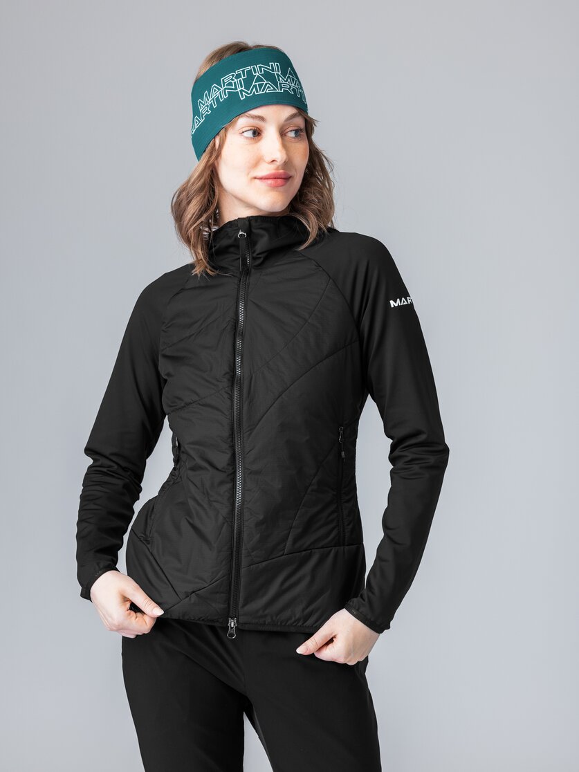 Martini Sportswear - Fullforce Hybrid Jacket G-LOFT® W - Hybrid jackets in rosebud-poseidon - rear view model - Women