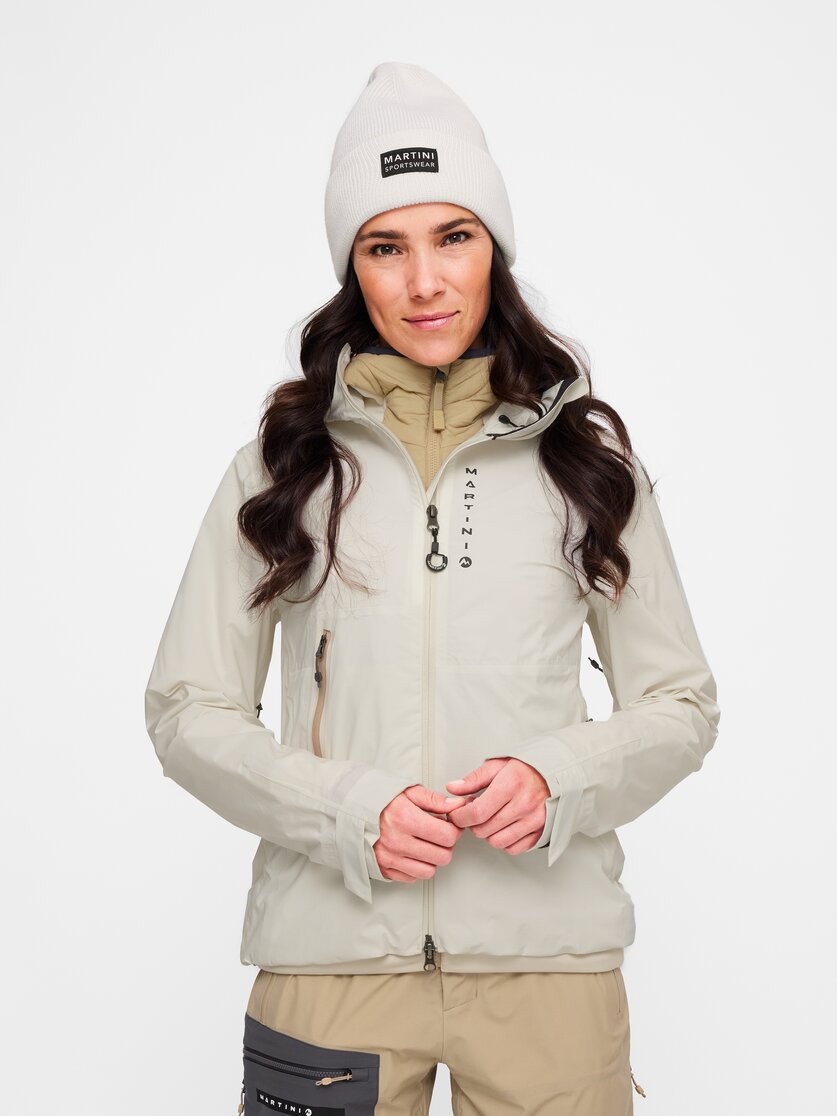 Martini Sportswear - Firstline 2,5L Jacket W - Giacche Hardshell in winter apple - vista frontale modello - Donna