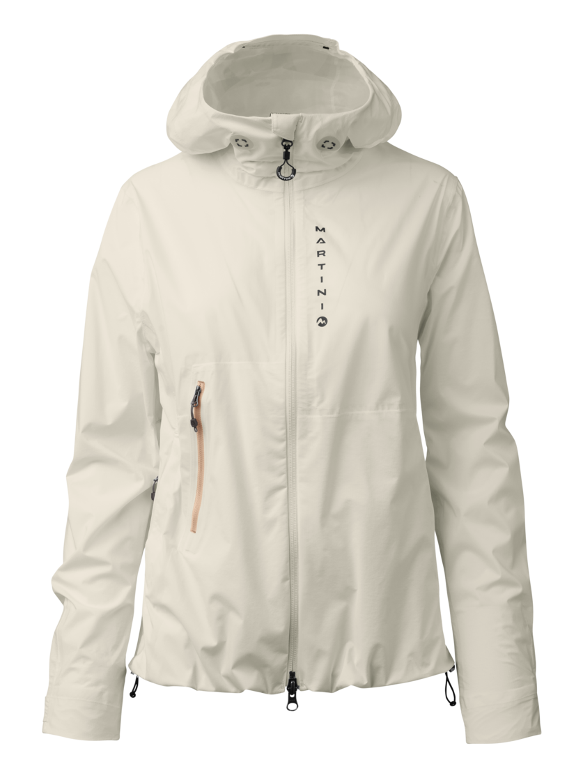 Martini Sportswear - Firstline 2,5L Jacket W - Giacche Hardshell in off white-rosy glow - vista frontale - Donna