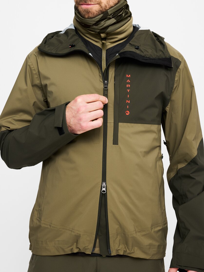 Martini Sportswear - Firstline 2,5L Jacket M - Giacche Hardshell in spanish green-olive - Dettaglio 2 - Uomo