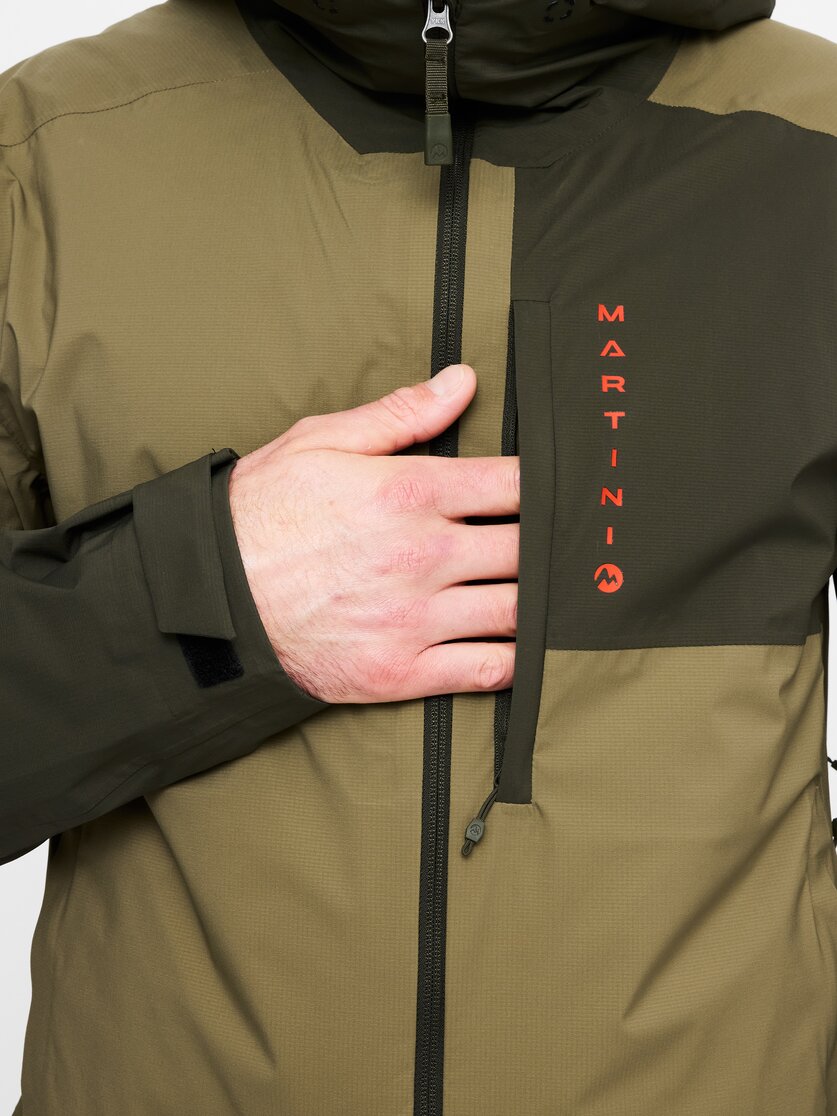 Martini Sportswear - Firstline 2,5L Jacket M - Giacche Hardshell in spanish green-olive - Dettaglio 3 - Uomo