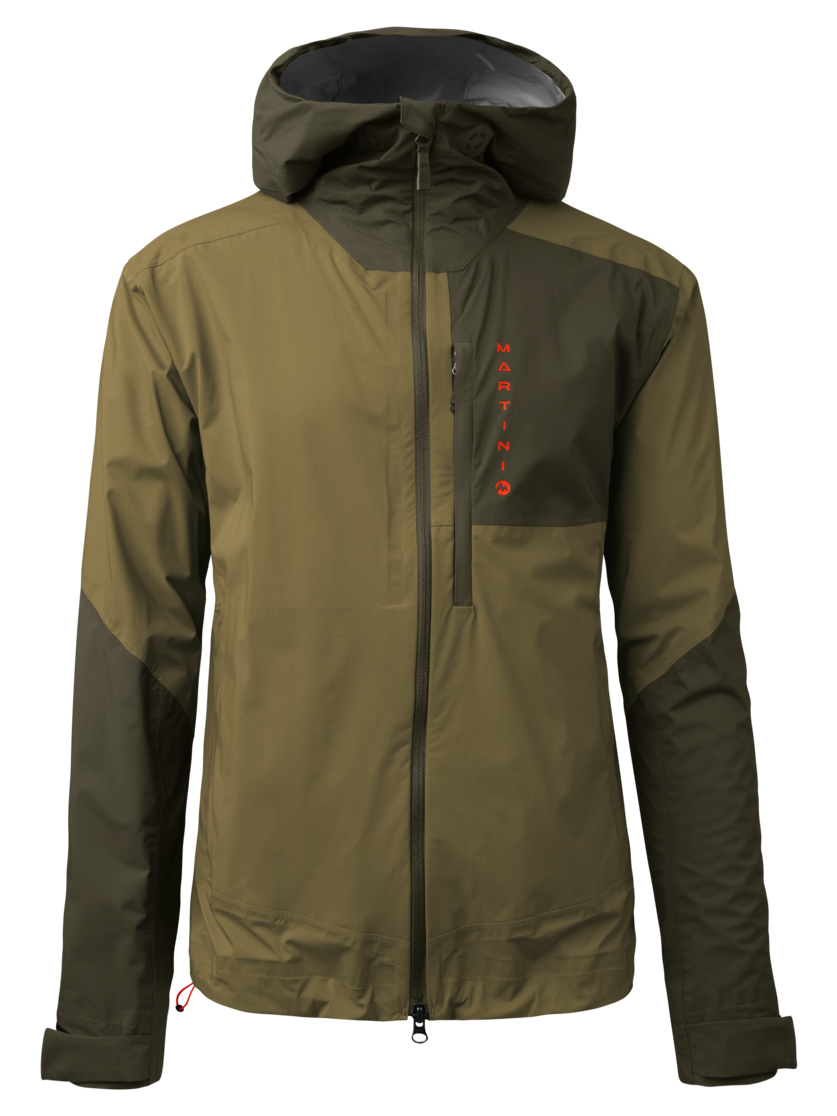Martini Sportswear - Firstline 2,5L Jacket M - Giacche Hardshell in spanish green-olive - vista frontale - Uomo