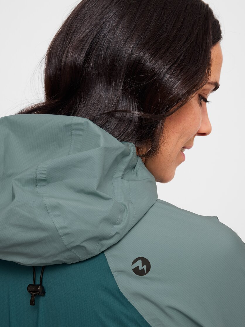 Martini Sportswear - Hillclimb HS Hooded Jacket W - Giacche Hardshell in black-white - Dettaglio 1 - Donna