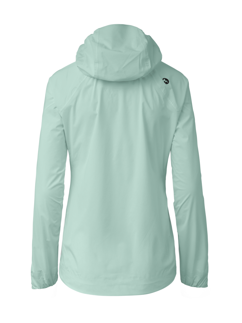 Martini Sportswear - Hillclimb HS Hooded Jacket W - Hardshell jackets in ibiza blue - rear view - Women