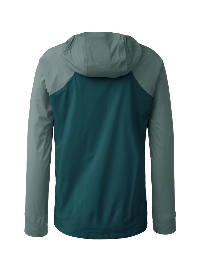 Martini Sportswear - Hillclimb HS Hooded Jacket M - Giacche Hardshell in seaport-misty blue - vista posteriore - Uomo