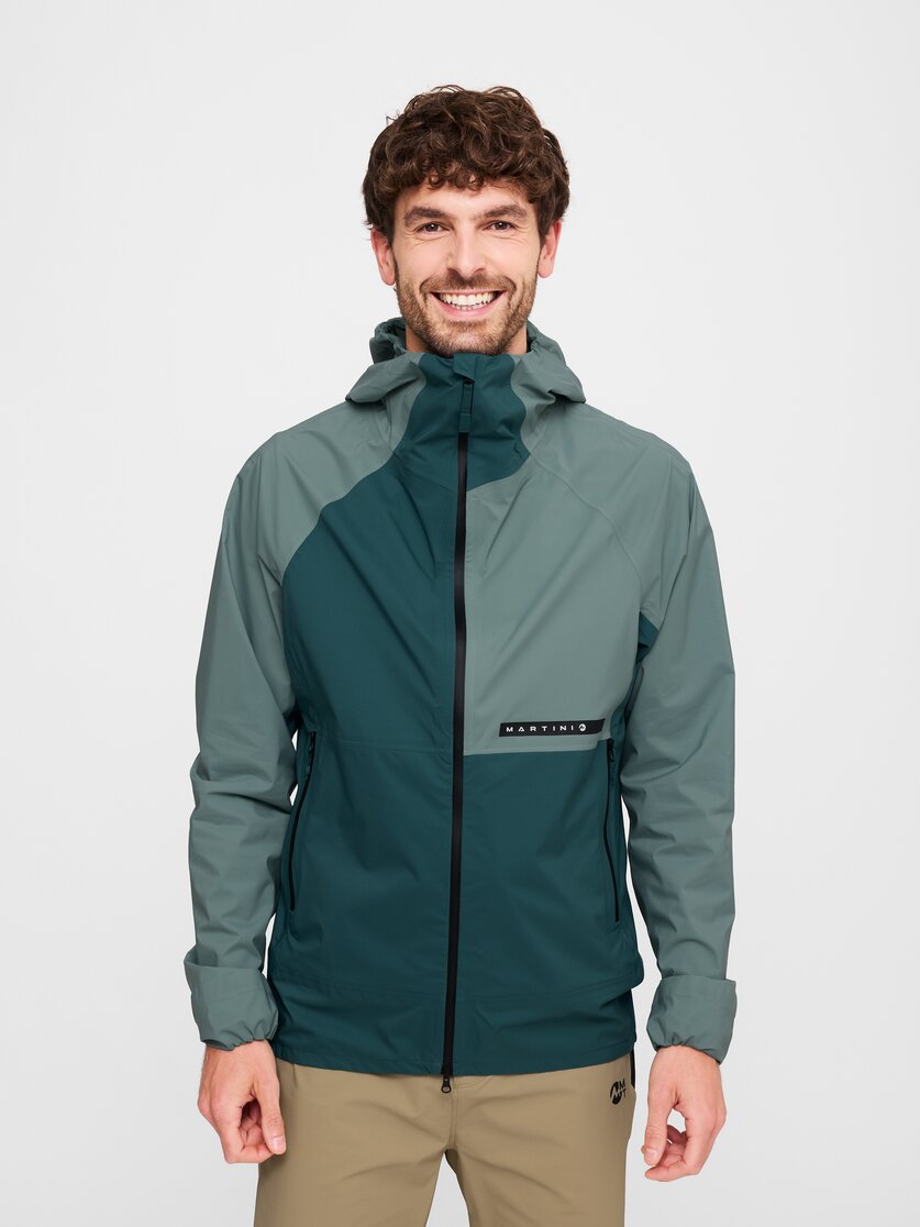 Martini Sportswear - Hillclimb HS Hooded Jacket M - Giacche Hardshell in true navy - vista frontale modello - Uomo