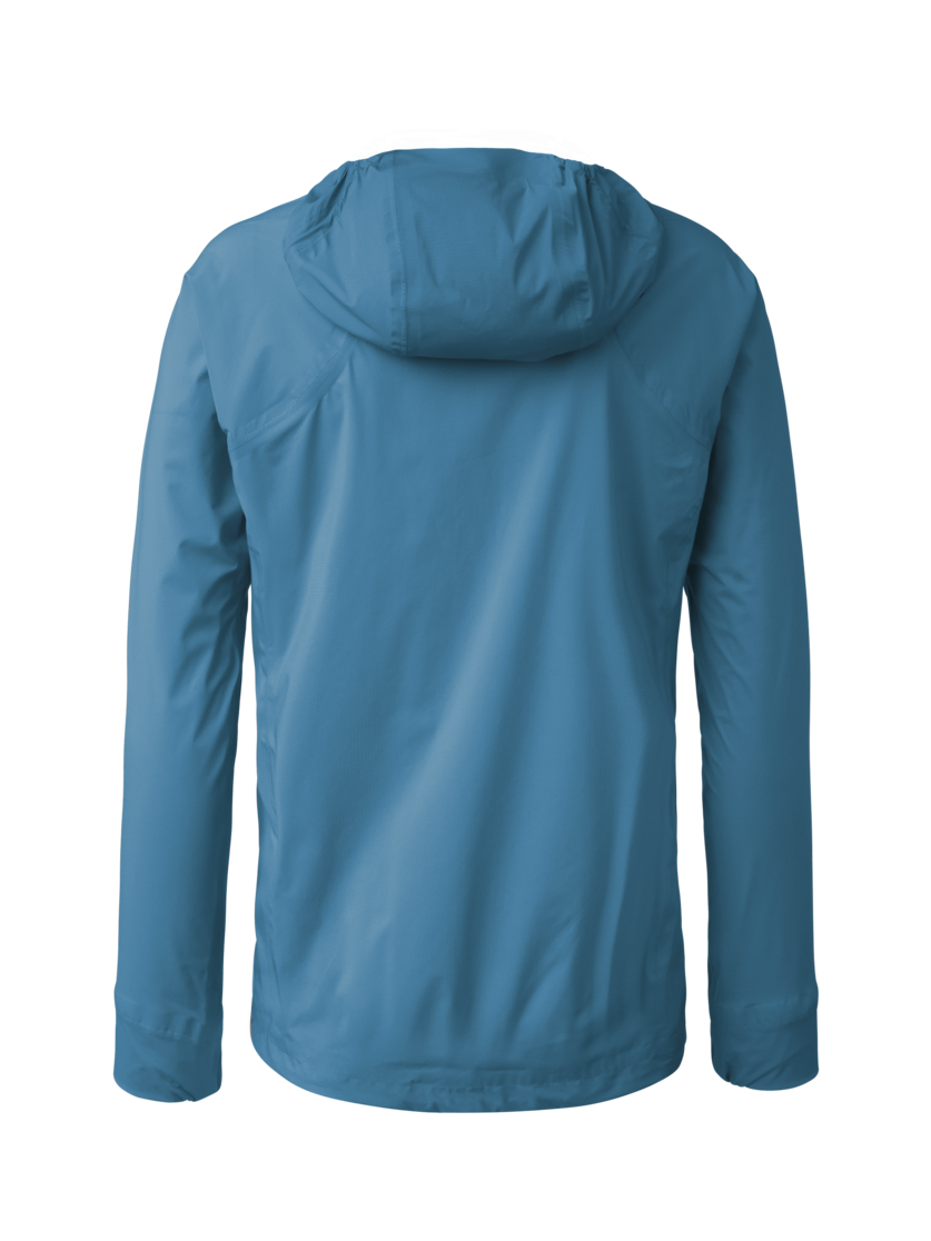 Martini Sportswear - Hillclimb HS Hooded Jacket M - Hardshell jackets in noon blue-sandstone - rear view - Men