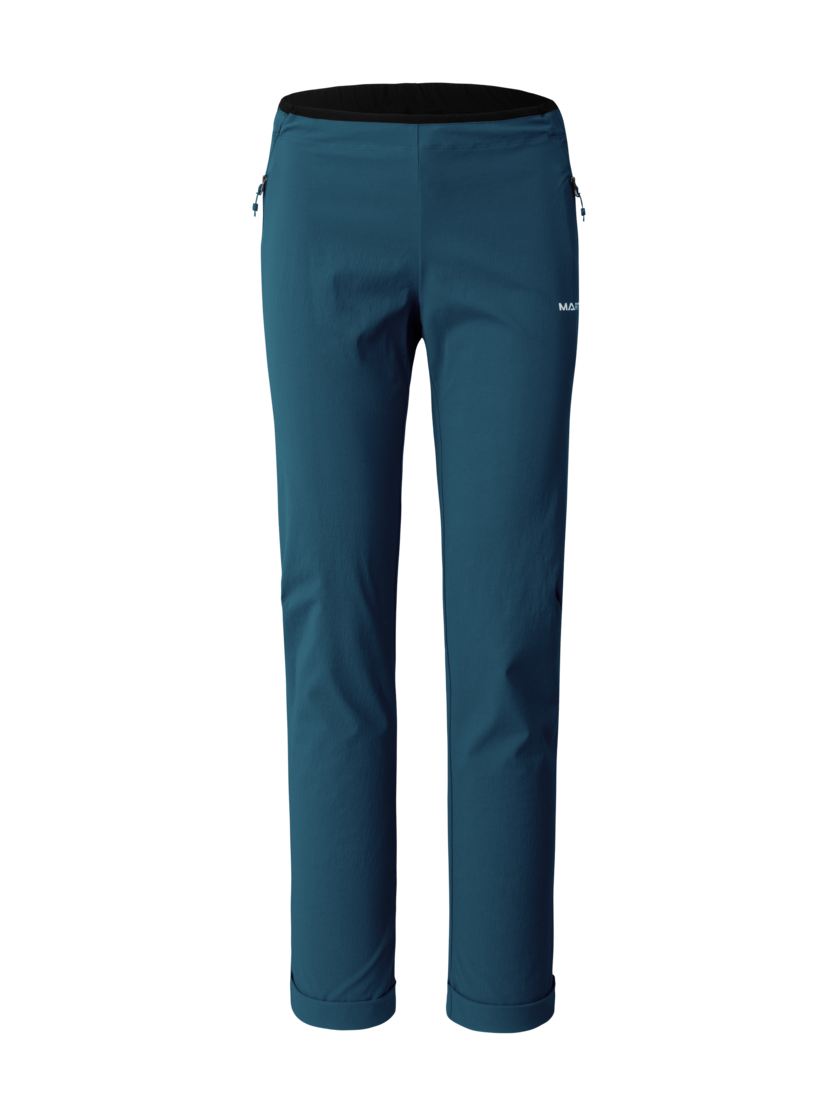 Martini Sportswear - Highventure Pants W - Pantaloni lunghi in poseidon - vista frontale - Donna