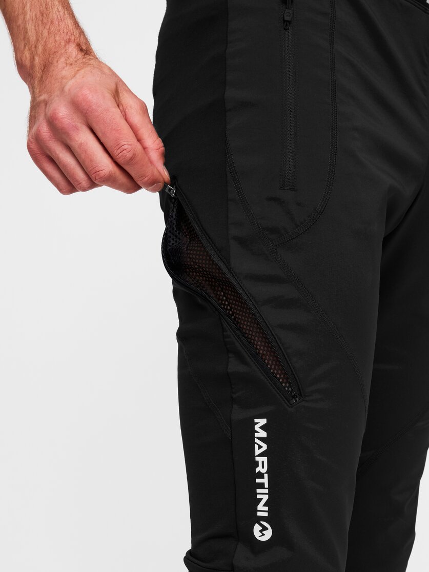 Martini Sportswear - Giro Pants Uni - Lange Hosen in black-white - Detail 2 - Unisex
