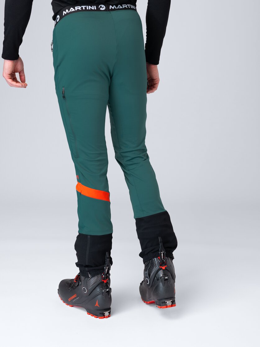 Martini Sportswear - Firstline Pants L M - Pantaloni lunghi a taglio lungo in seaport-lava - vista laterale modello - Uomo