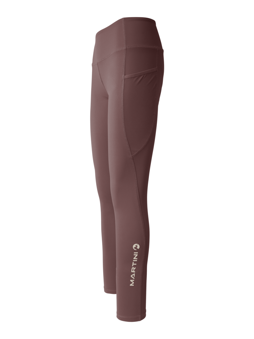 Martini Sportswear - Alpmate Friends Tights W - Long pants in clay - side view - Women