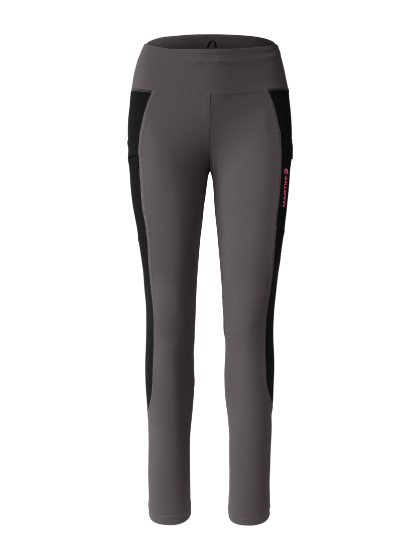 Martini Sportswear - Highventure Tights W - Long pants in granite-black - front view - Women