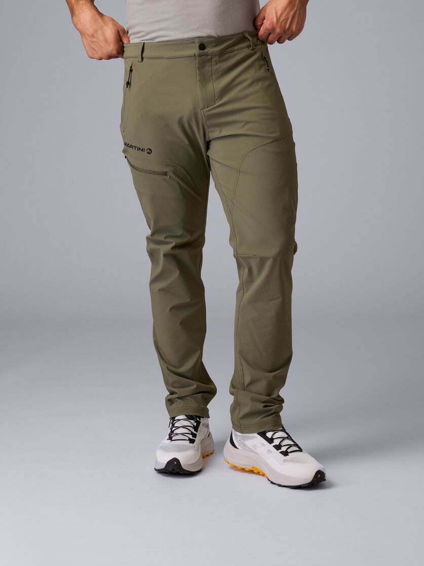 Martini Sportswear - Neverrest Pants M - Lange Hosen in black-white - Vorderansicht Model - Herren