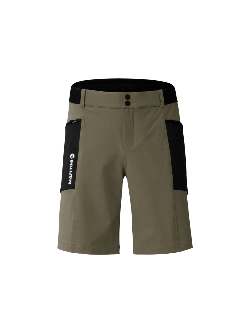 Martini Sportswear - Trektech Shorts M - Kurze Hosen in moss-black - Vorderansicht - Herren