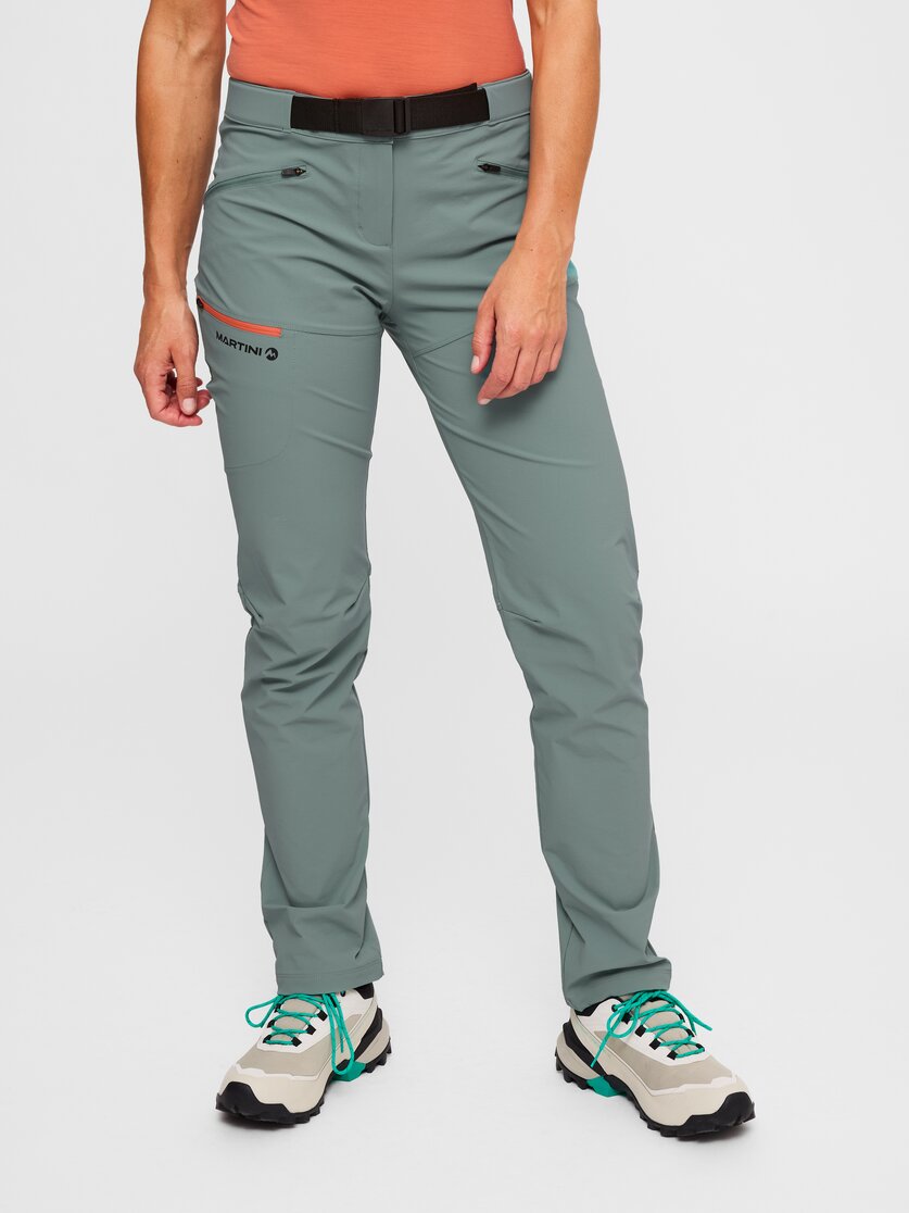 Martini Sportswear - Highventure Alpine Pants W - Pantaloni lunghi in black - vista frontale modello - Donna