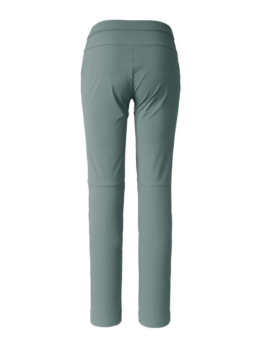 Martini Sportswear - Highventure Alpine Pants W - Pantaloni lunghi in misty blue-tangerine - vista posteriore - Donna