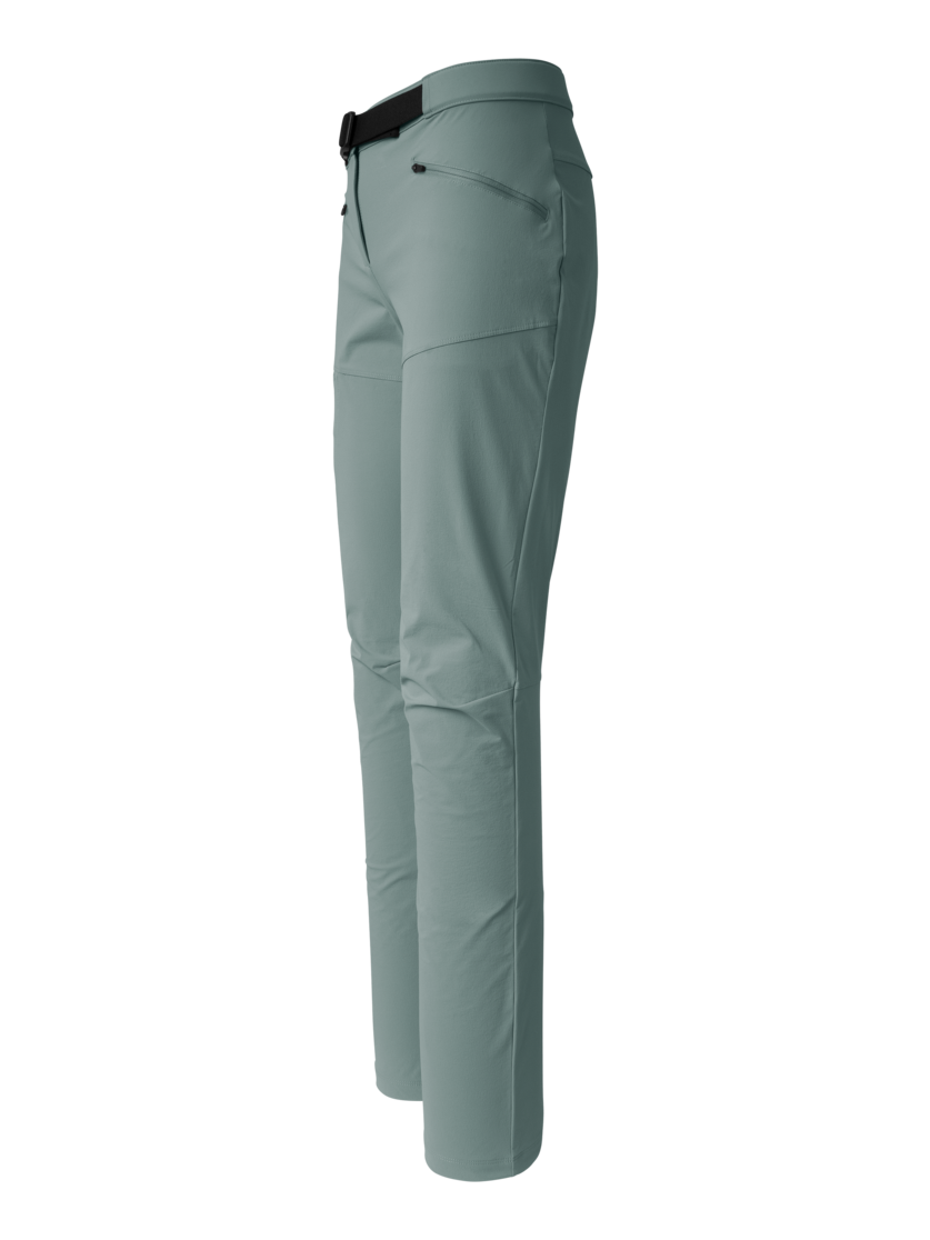 Martini Sportswear - Highventure Alpine Pants W - Pantaloni lunghi in misty blue-tangerine - vista laterale - Donna