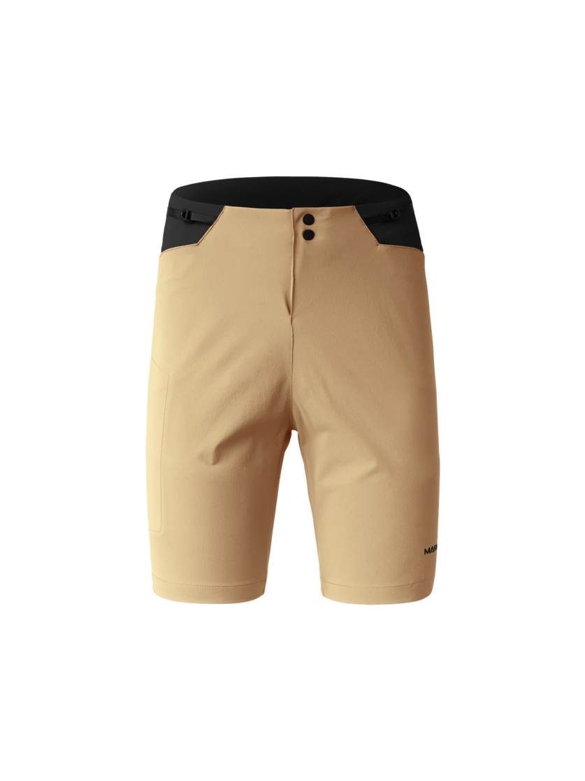 Martini Sportswear - Highventure Solid Shorts M - Shorts in sandstone - front view - Men