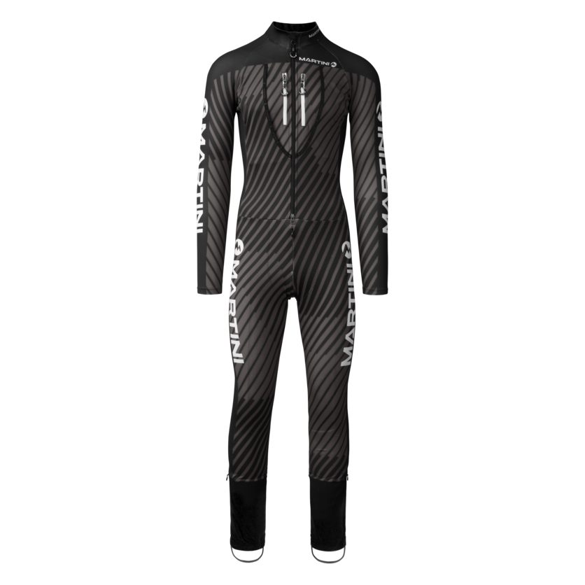 Martini Sportswear - Timebeat Racing Suit Uni - Rennanzüge - Unterteile in steel-black - Vorderansicht - Unisex